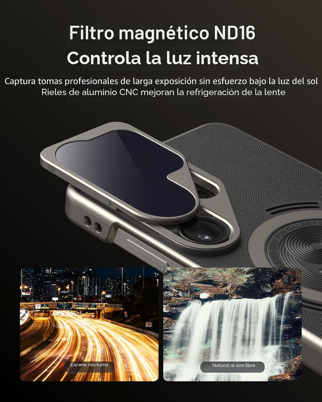 TELESIN Kit de agarre maestro para cámara de teléfono para Samsung Galaxy
