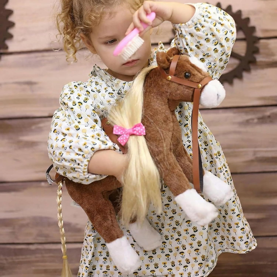HollyHOME Caballo de Peluche Animal Lindo Poni de Peluche Juguete d...
