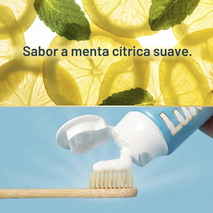 Lumineux Pasta de dientes blanqueadora dental, sin peróxido, 3.75 o...