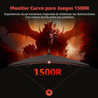 Z-Edge - Monitor curvo para juegos de 30 pulgadas, WFHD1080P 200Hz...