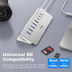 intpw, YH6AC, hub USB 3.2, alimentado