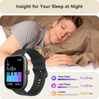 Reloj inteligente para mujeres y hombres, reloj inteligente para iPhone y Android Bluetooth (respuesta/llamada) Alexa integrado, rastreador de fitness HD de 1.91 pulgadas con más de 105 modos