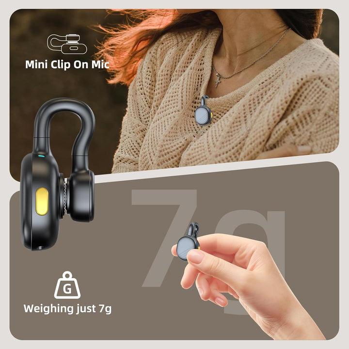 TXTUNE Micrófono Lavalier inalámbrico para iPhone 15\/16\/Android,...