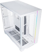 Lian Li Dynamic EVO XL - Hasta 280mm E-ATX Placa base - Tiras de iluminación ARGB, O11 EVO XL Blanco