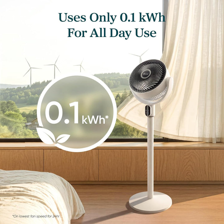 LEVOIT Ventilador de pie para dormitorio, ventilador de pedestal si...