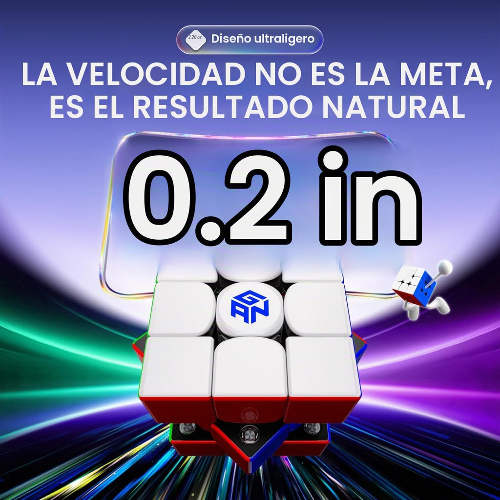 GAN V100 Leap, 3x3 Speed Cube Puzzle magnético para Cubers