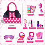 Kaodezhu - Bolso de juego para niñas pequeñas, juego de maquillaje de