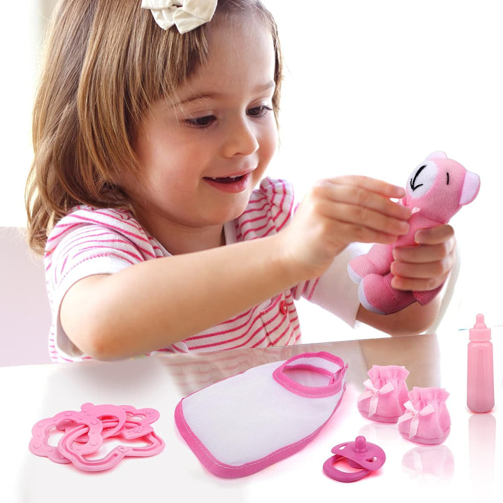 28 piezas de accesorios para muñecas de bebé, accesorios de aliment...