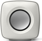 KEF KC62 Subwoofer compacto de núcleo único, color blanco