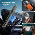 ImpactStrong Protector Magnético Diseñado para Funda iPhone 15 Pro Max [Protección de Cámara] [Probado contra Caídas de Grado Militar] [Compatible con MagSafe] Funda de Teléfono Delgada Translúcida