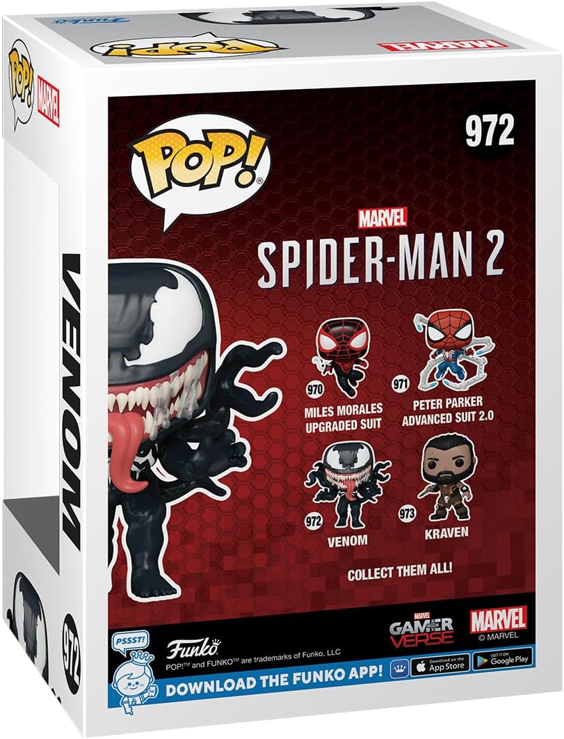 Funko POP! Games: Spider-Man 2 - Venom - Spider-Man - Figura de vin...