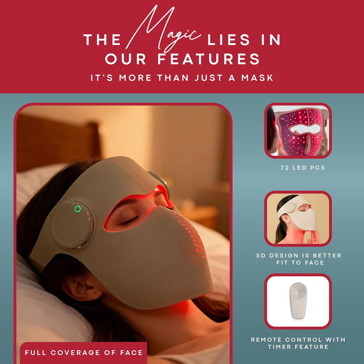 American Wellness Authority Terapia de luz roja para la cara \u2013...