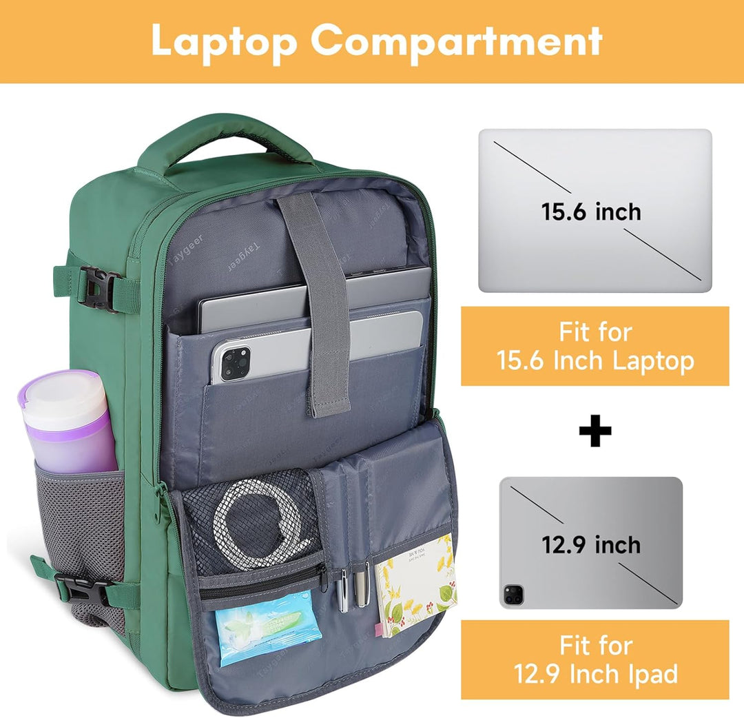 Taygeer - Mochila de viaje para mujer universitaria, mochila ligera...