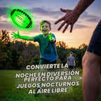 Fútbol con luz RGB, bola tricolor que brilla en la oscuridad, tamaño 6