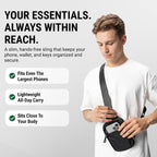Bolso bandolera de viaje para hombres y mujeres, bolsas cruzadas antirrobo
