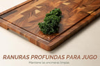 Tabla de cortar de nogal para cocina, tablas de cortar de madera