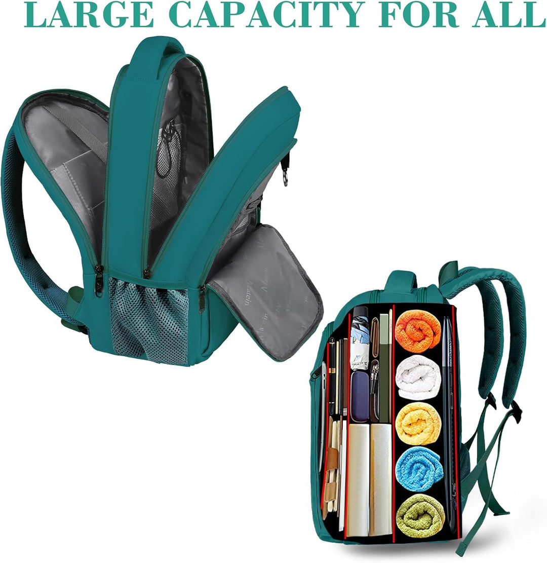 MATEIN Mochila delgada para laptop, antirrobo de 15.6 pulgadas, moc...