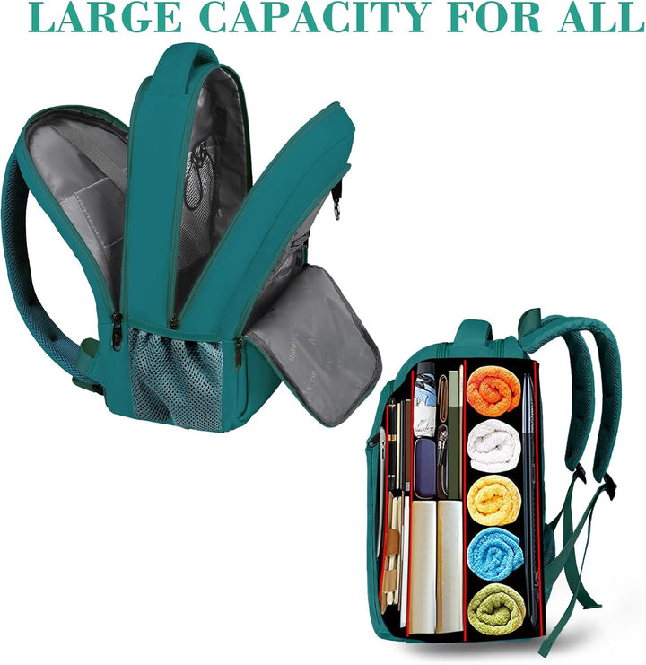 MATEIN Mochila delgada para laptop, antirrobo de 15.6 pulgadas, moc...