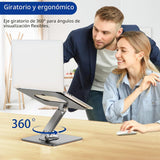 BESIGN LSX7 - Soporte para laptop con base giratoria de 360°, sopor...