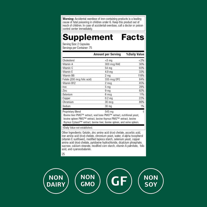 Standard Process Inc. Immuplex - Suplemento diario de apoyo inmunol...