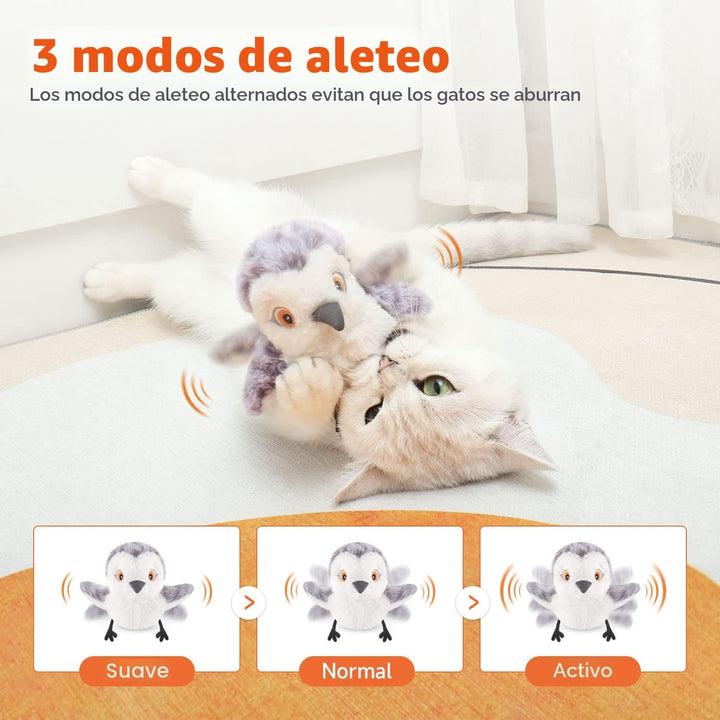 Potaroma Juguetes para Gatos Ave Flapping (No Vuela), Canturreo Rea...