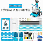 Makeblock Kit de robot mBot + paquete de complemento de robot servo