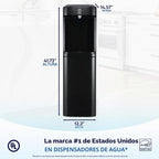 Primo Dispensador de agua de 2 temperaturas Pro de carga inferior con ultra