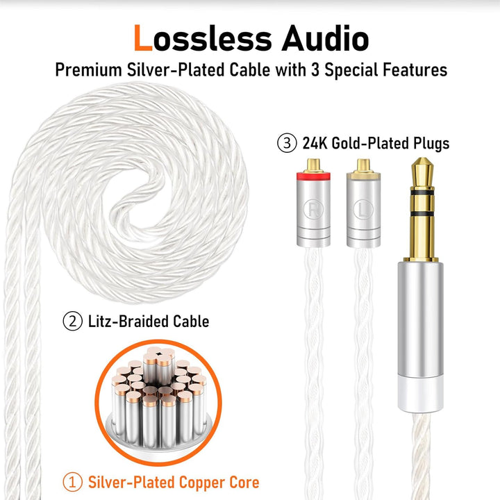 Auriculares Vibes 202 con cable - Auriculares HiFi con monitor en e...