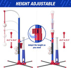 4 en 1 T Ball Sets para Kids 3-5 con Toss y Catch Ball Set