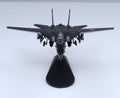 Grumman F-14 Tomcat VX-4 Modelo fundido a presión – 1/100 US Navy Fighter Jet, modelo de exhibición de metal preconstruido con soporte, regalo coleccionable para fanáticos de la aviación militar
