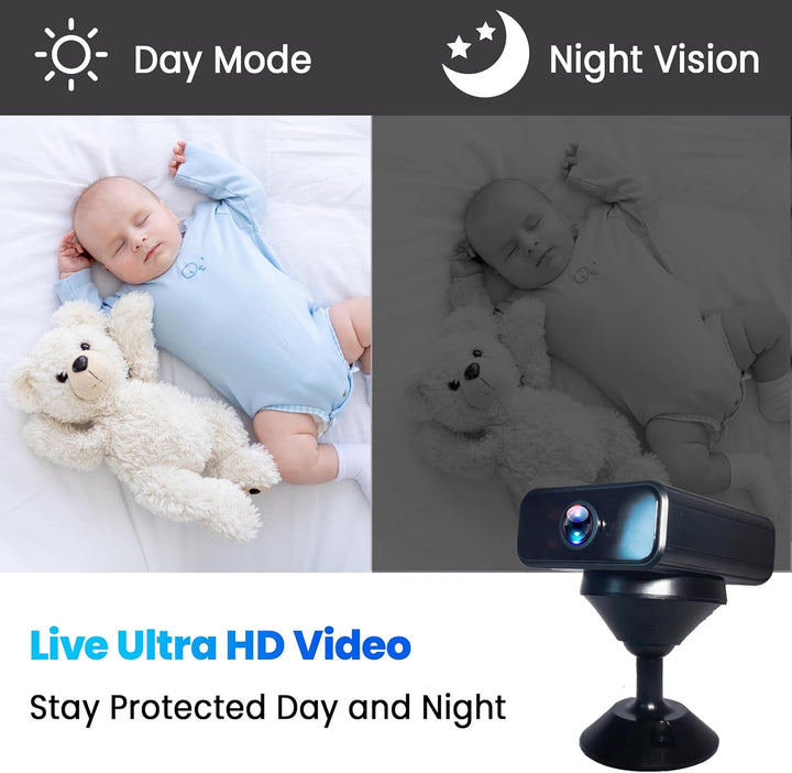 IVVHVVI Mini cámara oculta 2K Ultra HD - Cámara espía