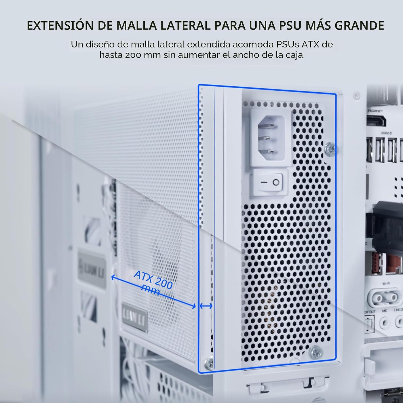 LIAN LI O11D MINI V2 Flow | Carcasa de computadora de flujo ATX com...