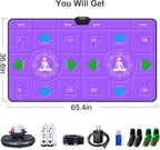 Lámpara Wireless Dance Mat for Kids and Adults, Exercise Dance Pad Game for TV