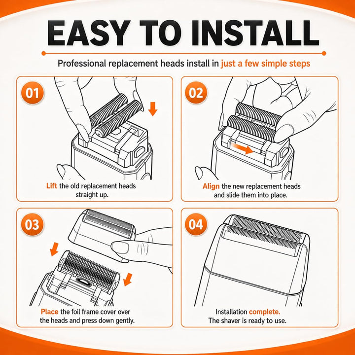 Cabezal de repuesto para afeitado, compatible con Wahl 7031-100\/70...
