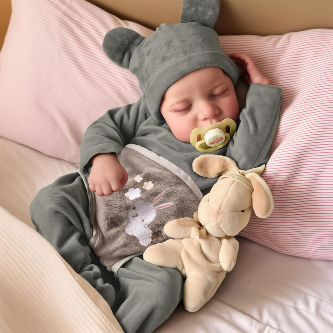 JIZHI Reborn Baby Dolls Boy - Muñeca de bebé recién nacida realista...