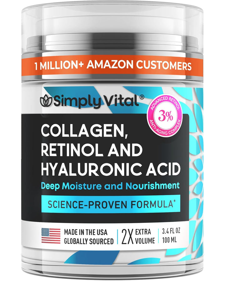 SimplyVital - Crema de colágeno, retinol y ácido hialurónico - Crem...