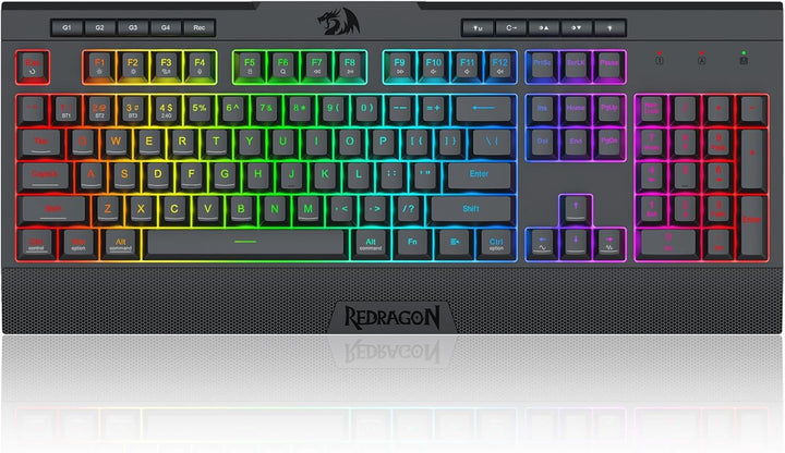 Redragon K525 PRO RGB Teclado inalámbrico de 3 modos para juegos co...