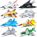 Avión de combate militar vehículo juguete avión ejército fuerza aérea modelo de aeronave fundida a presión para niños juego de colección con luces y sonidos acción de choque y movimiento