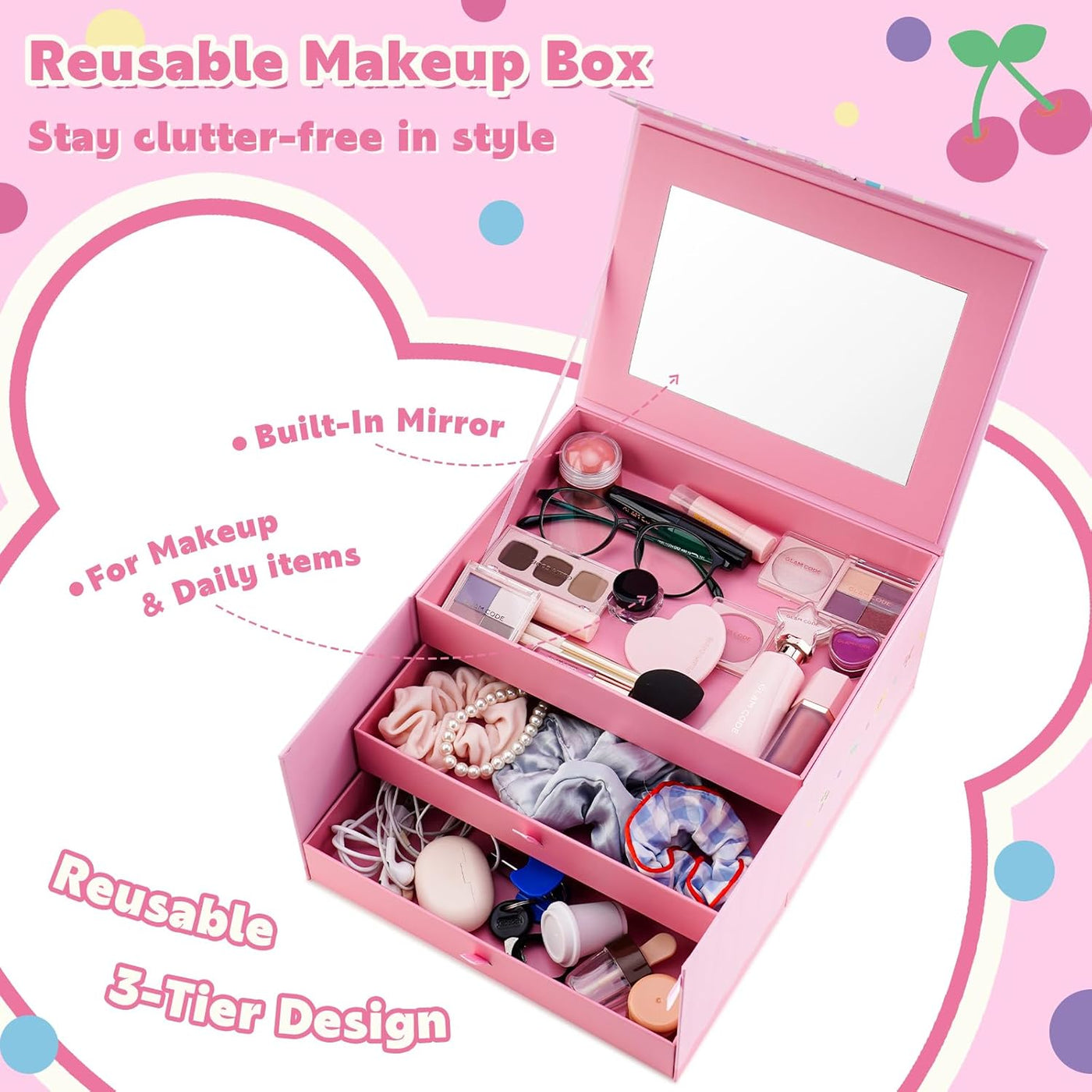 Glam Code Calendario de Adviento de maquillaje de 24 días 2025, jue...