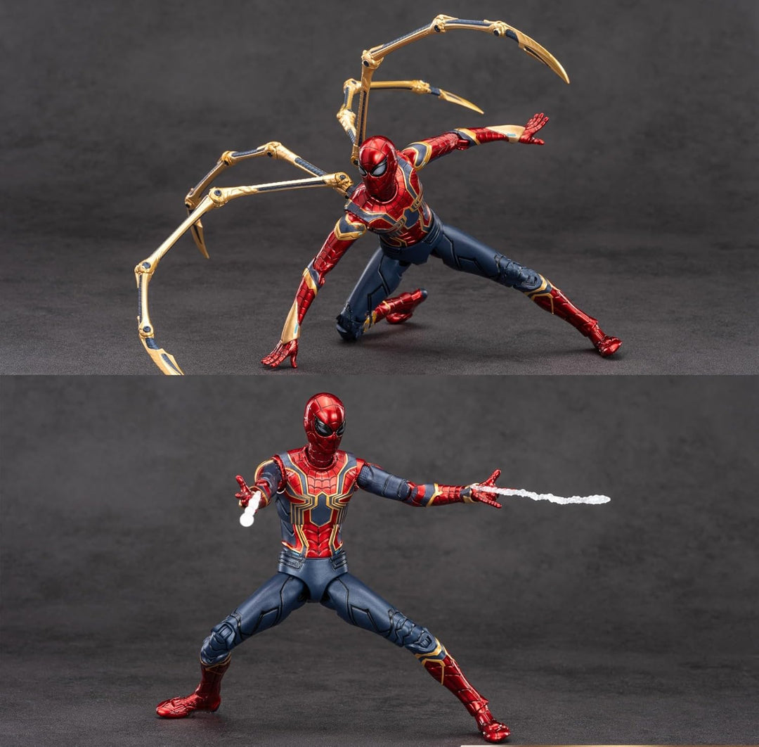 LonullyMege Iron Spider Figuras de acción de 7 pulgadas, escala 1\/...