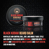 GIBS Grooming Black Kodiak Bálsamo para barba, 2 oz