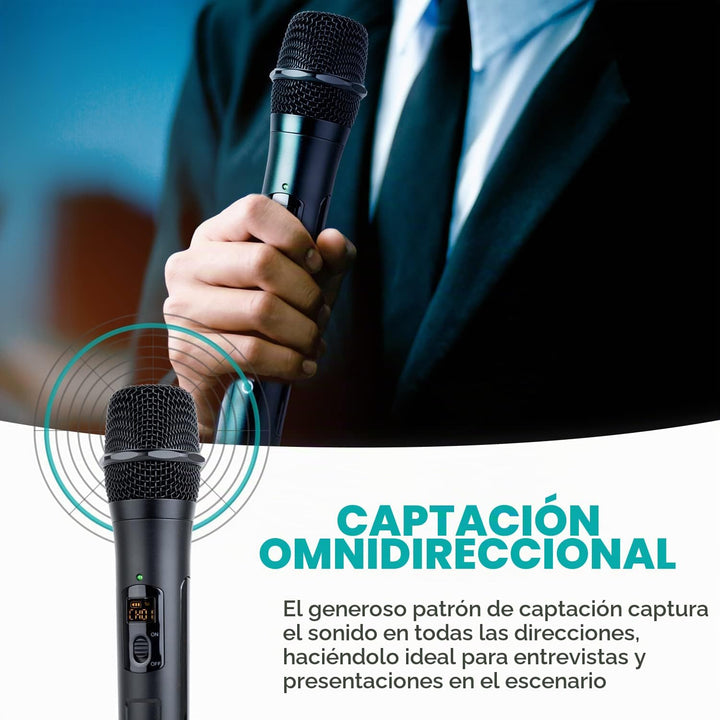 Movo WMX-7-TH+RX Sistema de micrófono inalámbrico de mano - Micrófo...