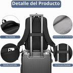 Mochila delgada para laptop para hombre, mochila de negocios ligera de 15.6 pulgadas, mochila de viaje impermeable con puerto de cargador USB, bolsa de computadora, mochilas universitarias, regalos para hombres y mujeres
