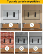 FORGING MOUNT Soporte de pared para TV sin perno para televisores de 26 a