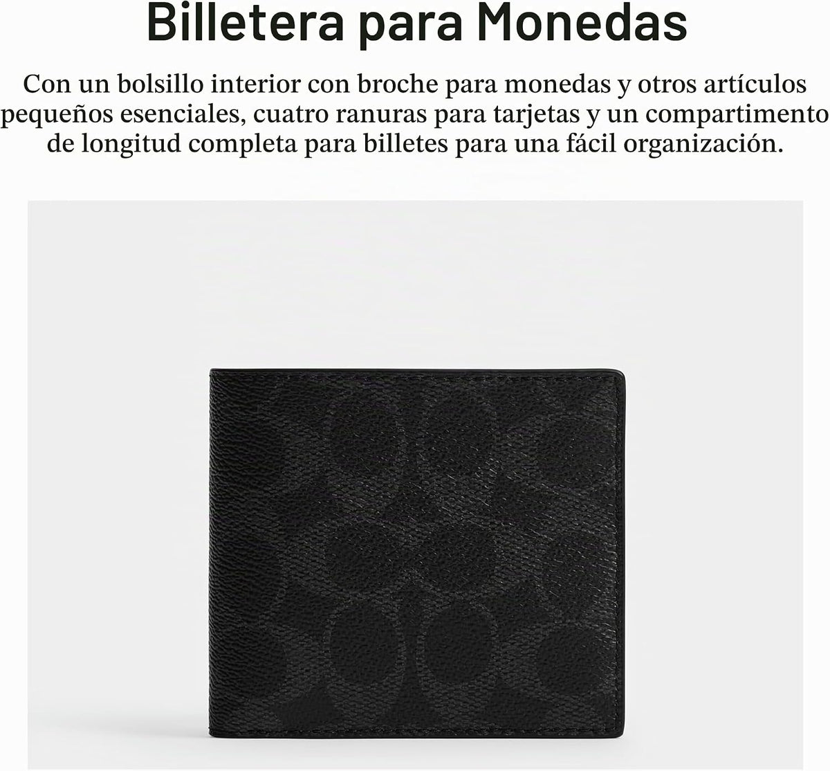 Cartera de Monedas para Hombre Coach
