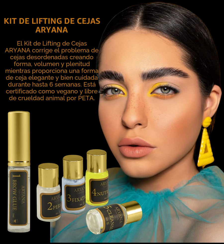 ARYANA NEW YORK Kit de laminación de cejas | Kit de elevación de ce...