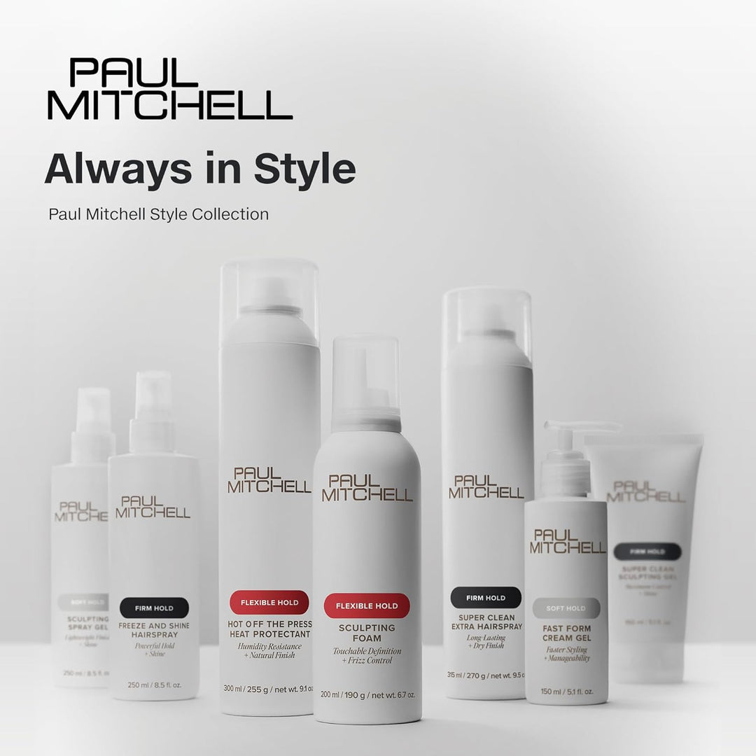 Paul Mitchell Freeze and Shine Super Hairspray, máxima sujeción, la...