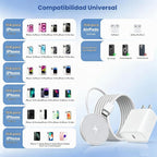 [Certificado MFi de Apple] Cargador magnético inalámbrico para iPhone, cargador Magsafe, almohadilla de carga rápida de teléfono de 6 pies y 15 W, carga magnética inalámbrica para iPhone 17/17Air/16 Pro Max/16 Plus/15 Pro Max/14/13/12/AirPods3/2/Pro