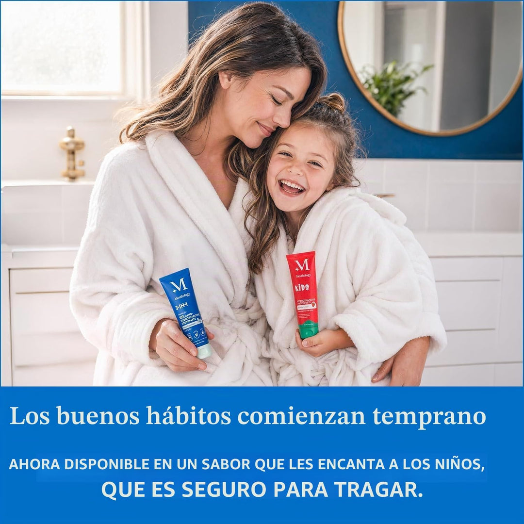 Mouthology Pasta de dientes 10% Nano Hidroxiapatita (paquete de 3,...