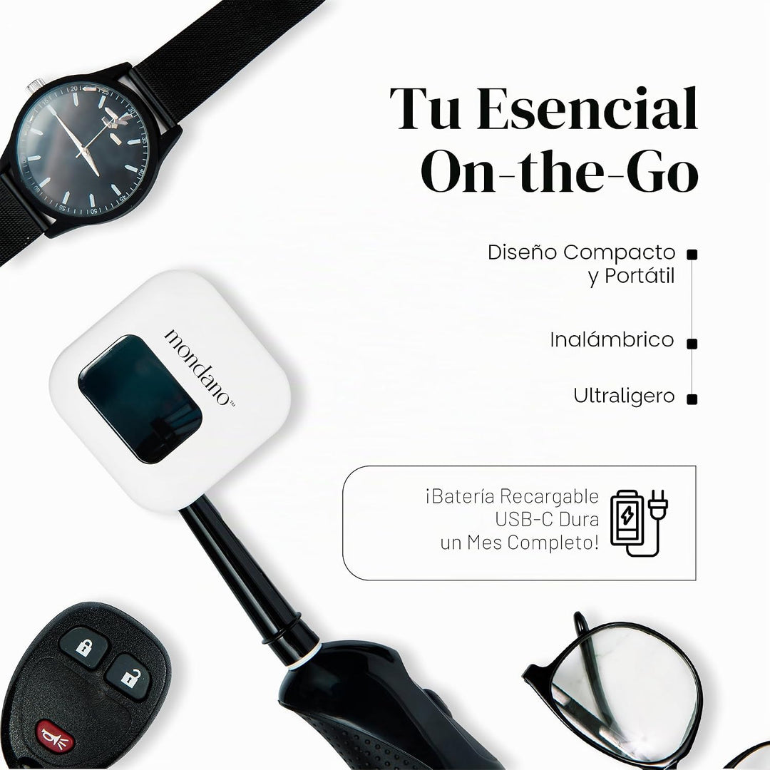 Mondano Esterilizador y Soporte para Cepillos de Dientes UV-C, Estu...